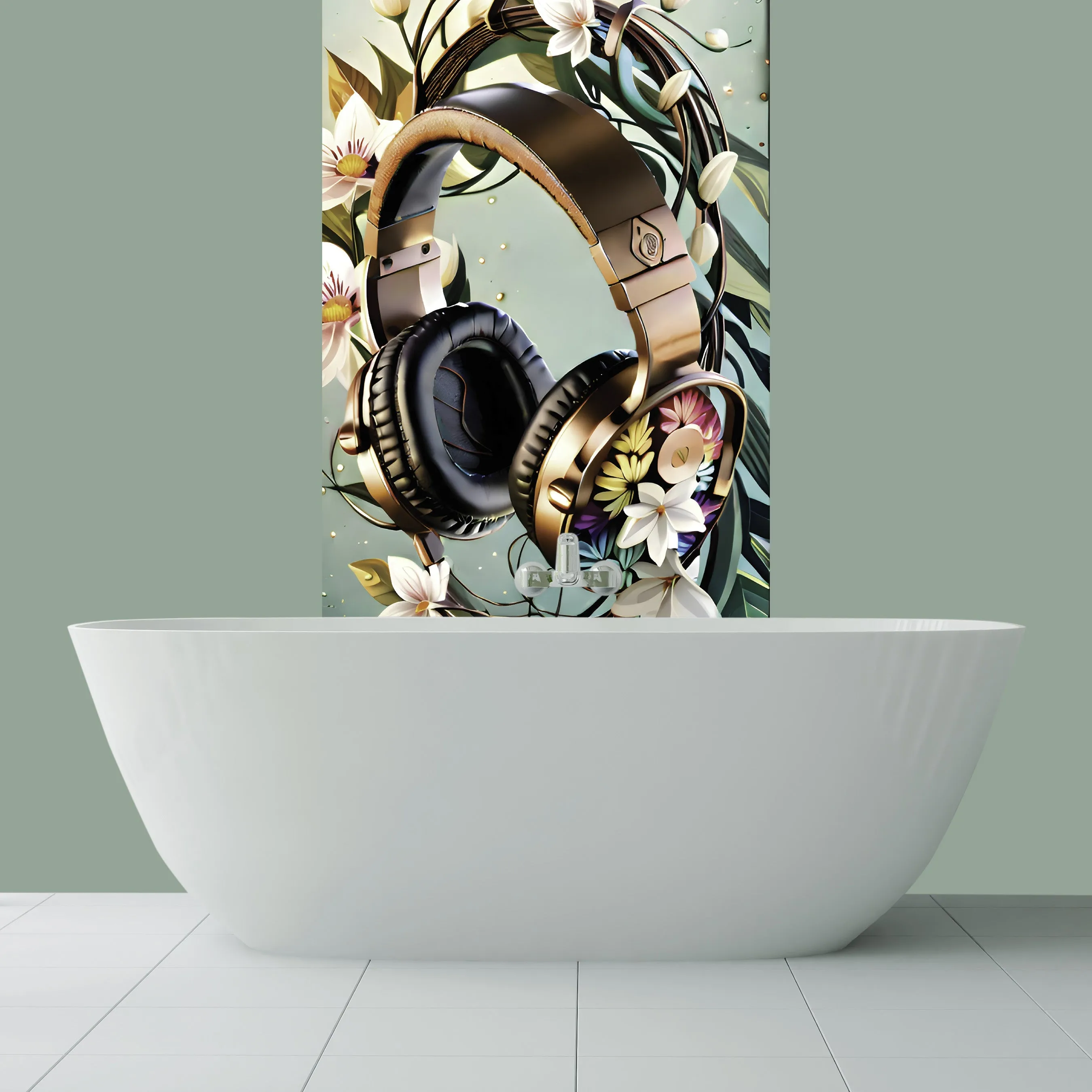 Luxury Headphones Acrylic Wall Panels Home Decor Wall Panels 2440mmm x 1220mm