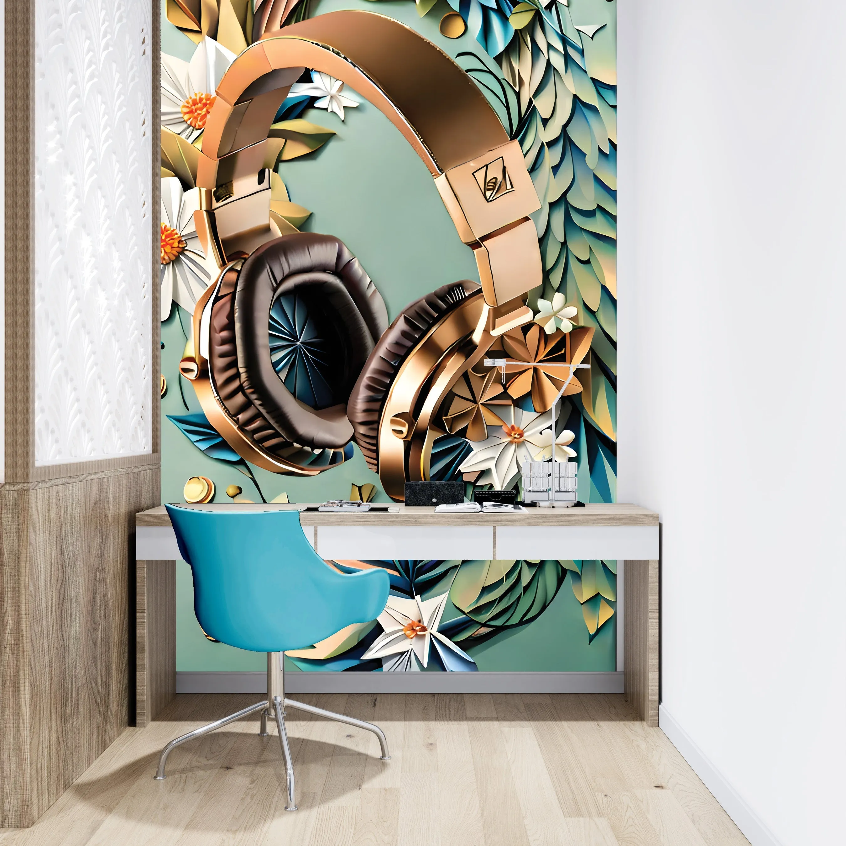 Luxury Headphones Acrylic Wall Panels Home Decor Wall Panels 2440mmm x 1220mm