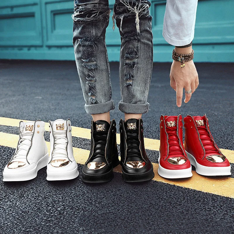 Luxury Red Sneakers Men Flat Hip Hop Sneakers