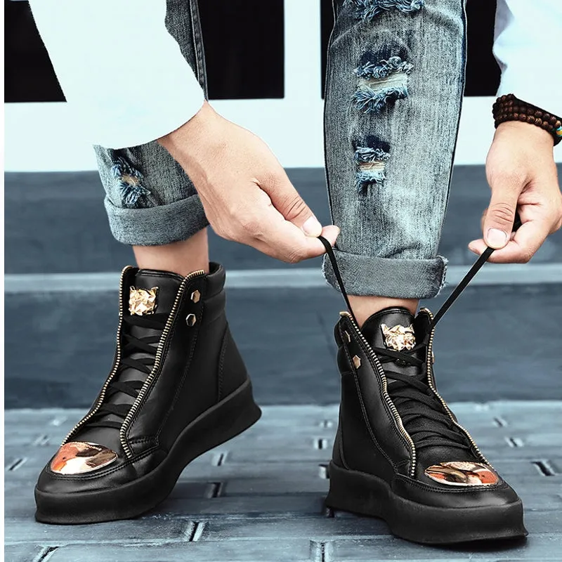 Luxury Red Sneakers Men Flat Hip Hop Sneakers