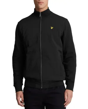 Lyle & Scott Hybrid Baffled Track Jacket Jet Black