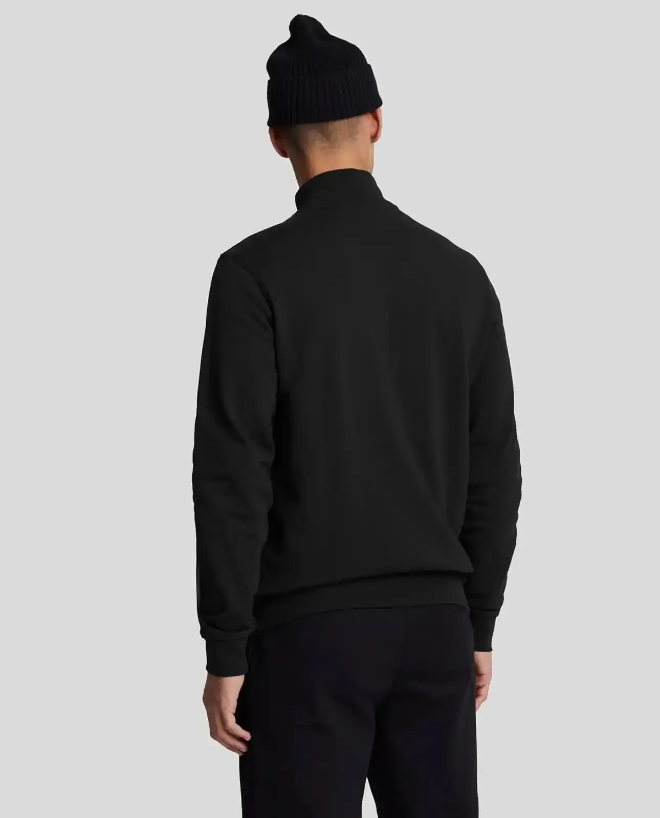 Lyle & Scott Hybrid Baffled Track Jacket Jet Black