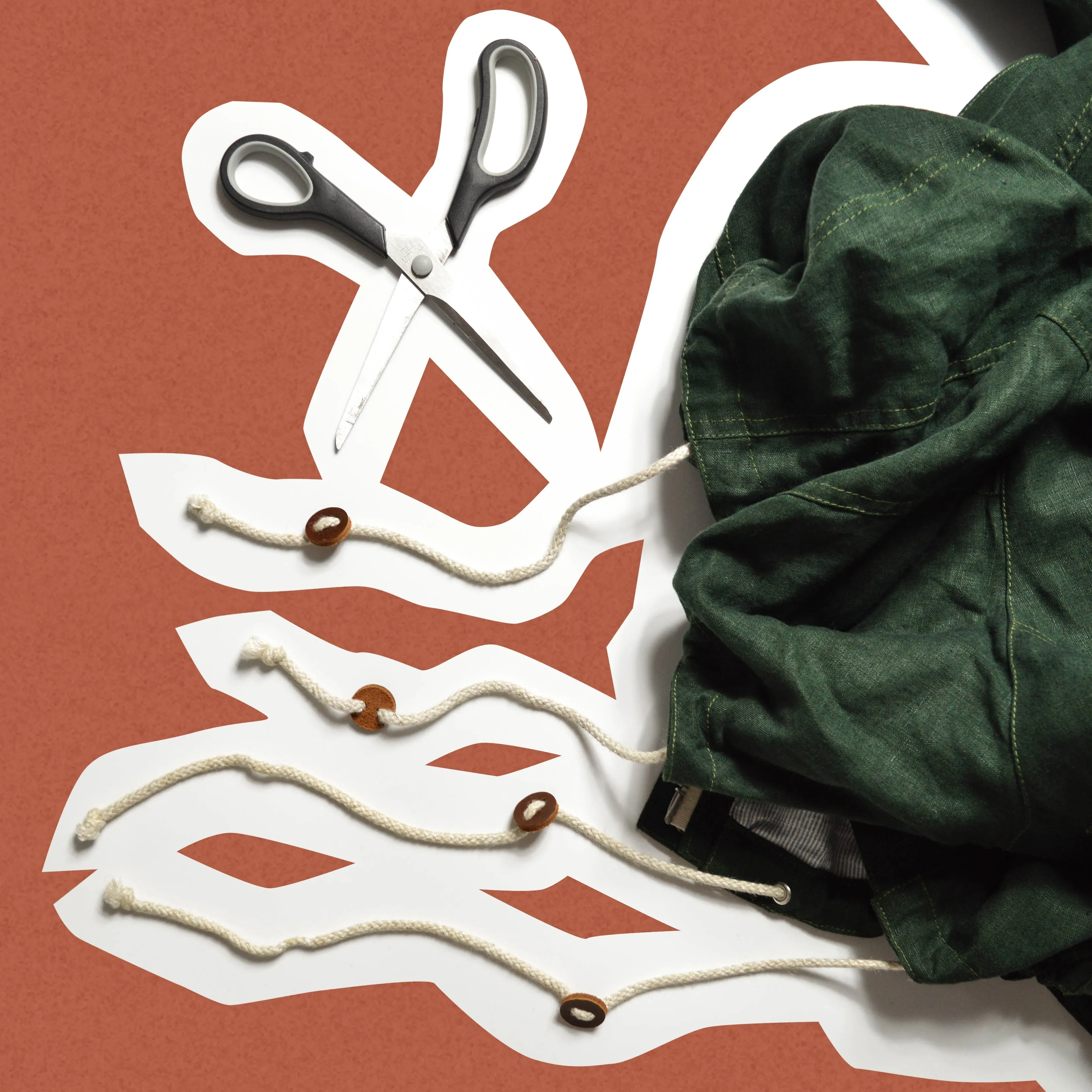MAN S/S15 Green Linen Cargo Jacket (M)