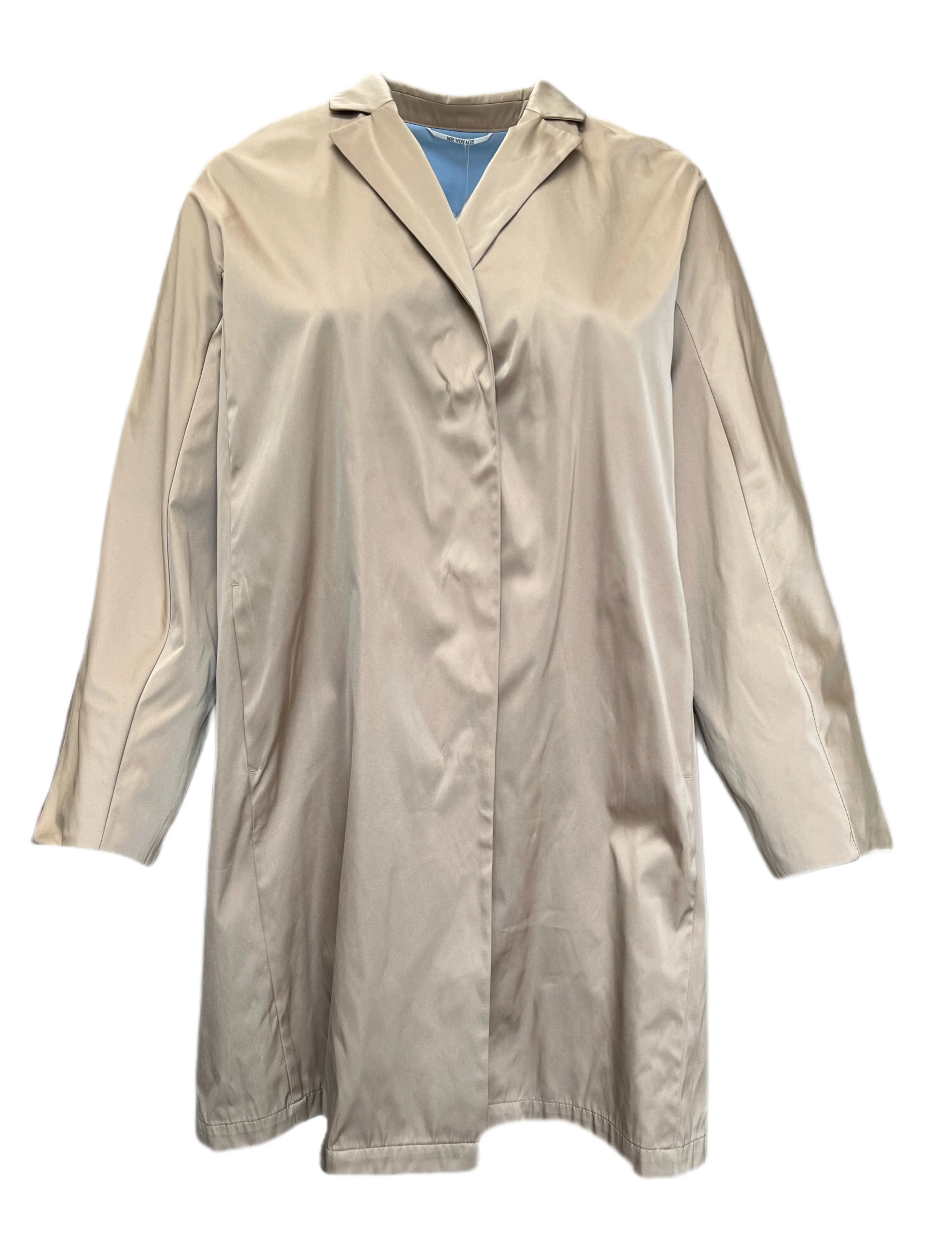Marina Rinaldi Women's Beige Cousteau Button Closure Coat Size 20W/29 NWT