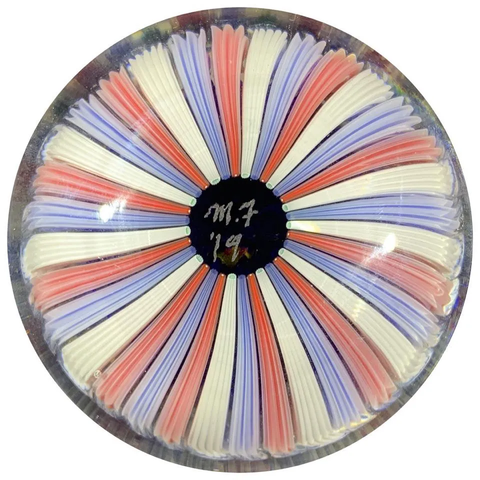 Matt Fimiano 2019 Concentric Complex Millefiori in Stave Basket