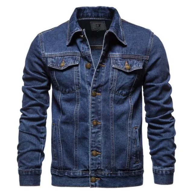 Men Denim Jackets Winter Fleece Blue Jeans Coats High Quality Male Thicker Warm Casual Coats Solid Classic Denim Jackets 6XL