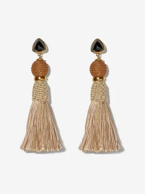 modern craft earrings - sand
