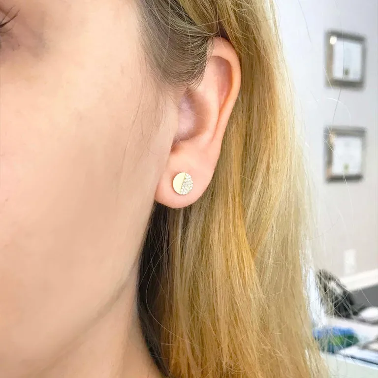 Modern Diamond Studs