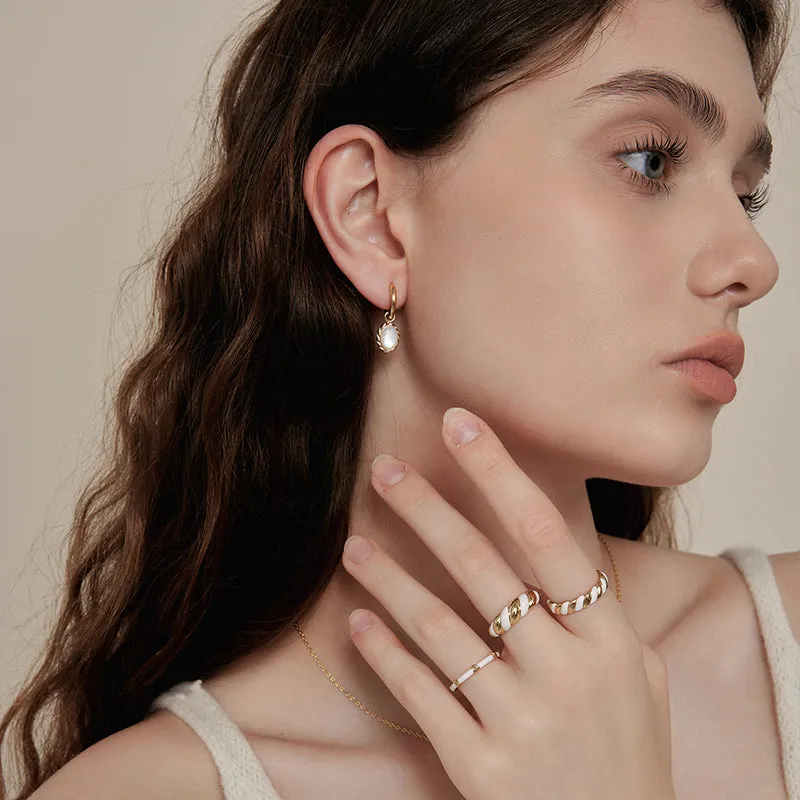 Moonlight Huggie Ear Jackets