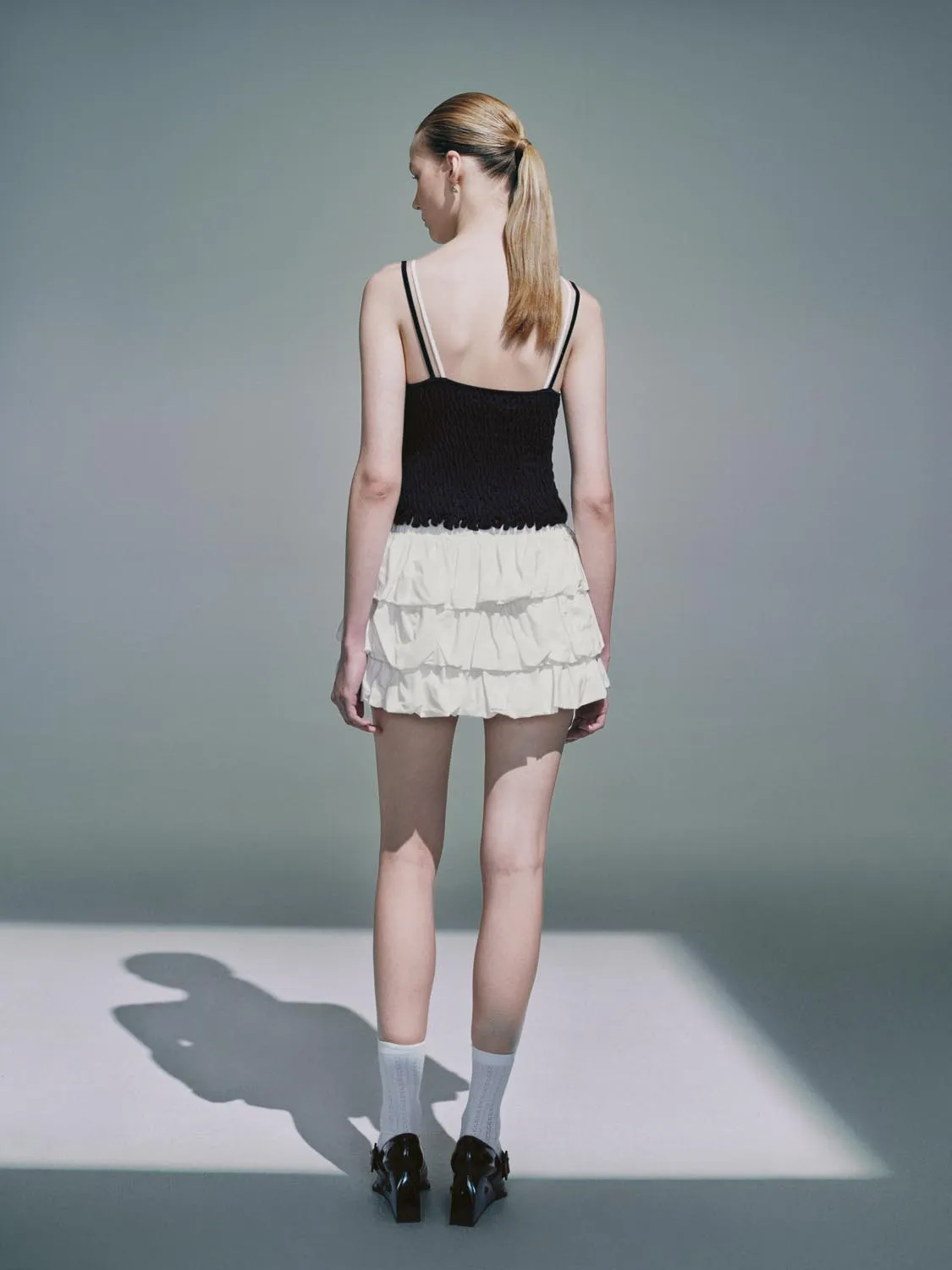 Multi Layered Mini Skirts