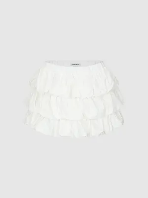 Multi Layered Mini Skirts