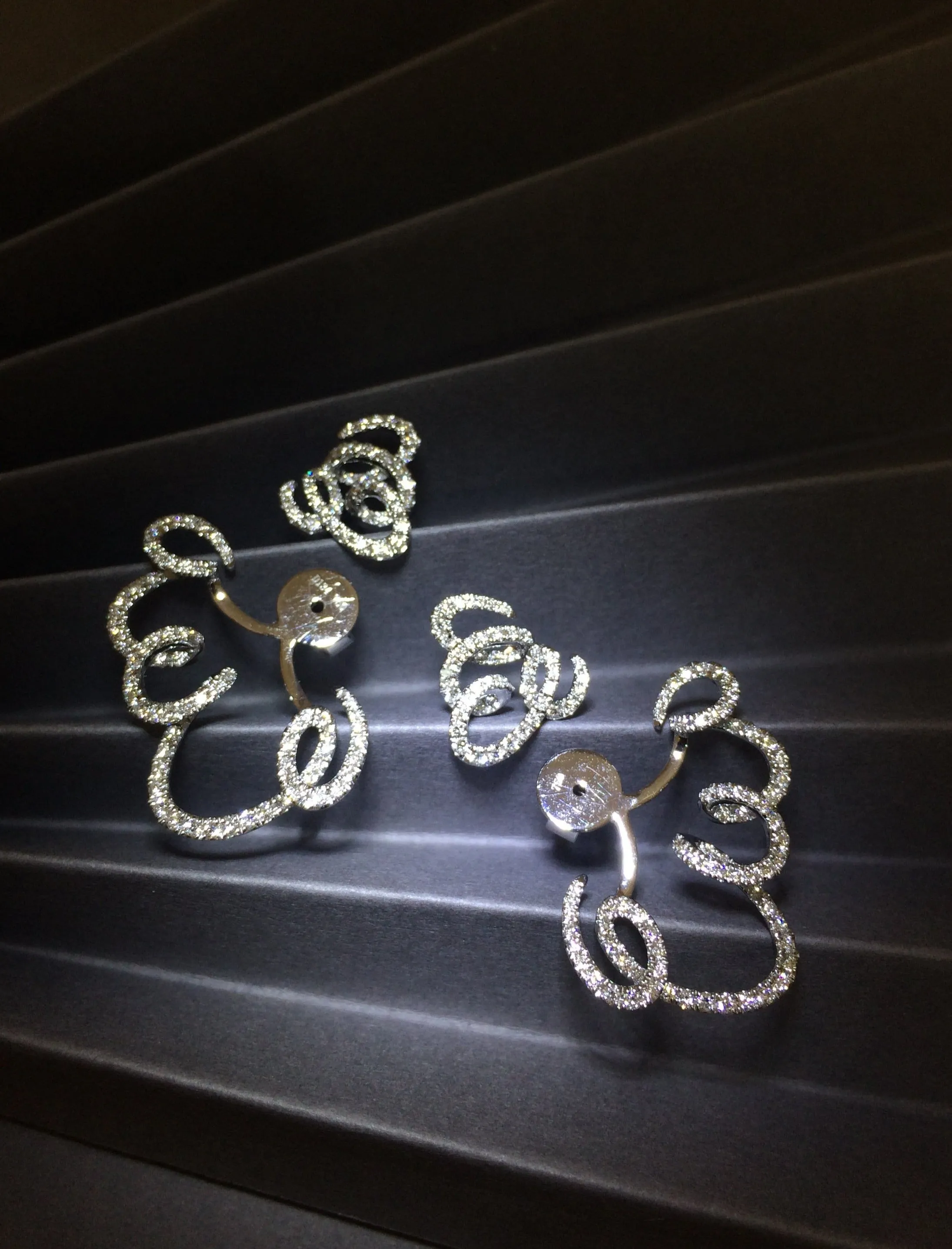 Multi-Loop Diamond Earring Jackets