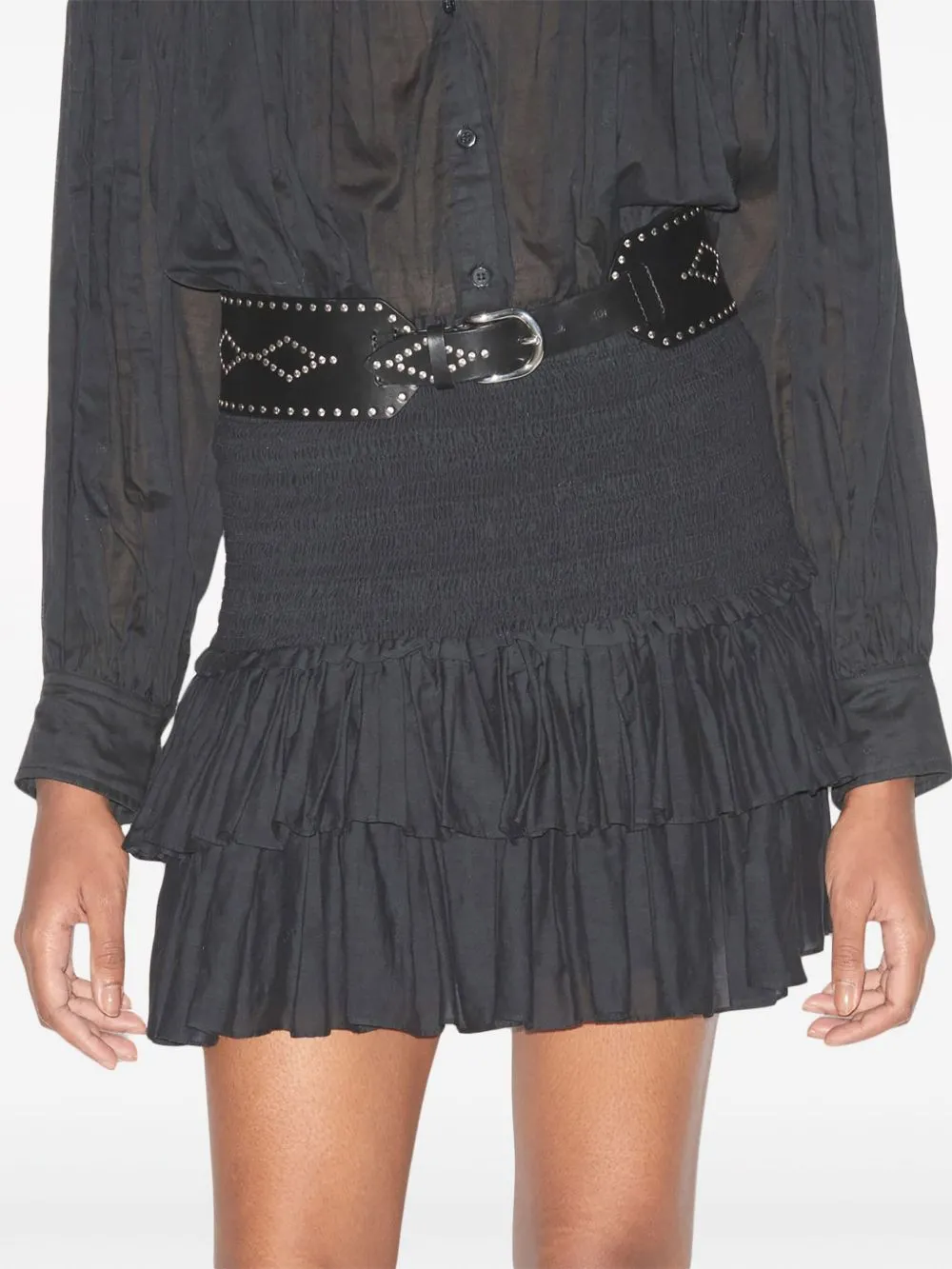 Naomi cotton mini skirt
