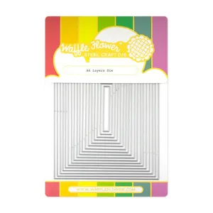 Nested Rectangle A6 Layers Die