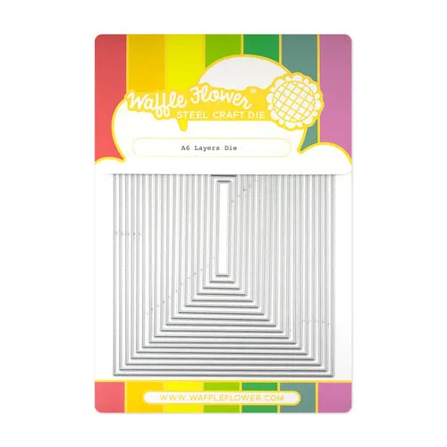 Nested Rectangle A6 Layers Die