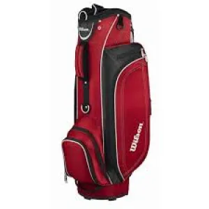 New Wilson Profile Lite Cart Adult Cart Red Golf Bag