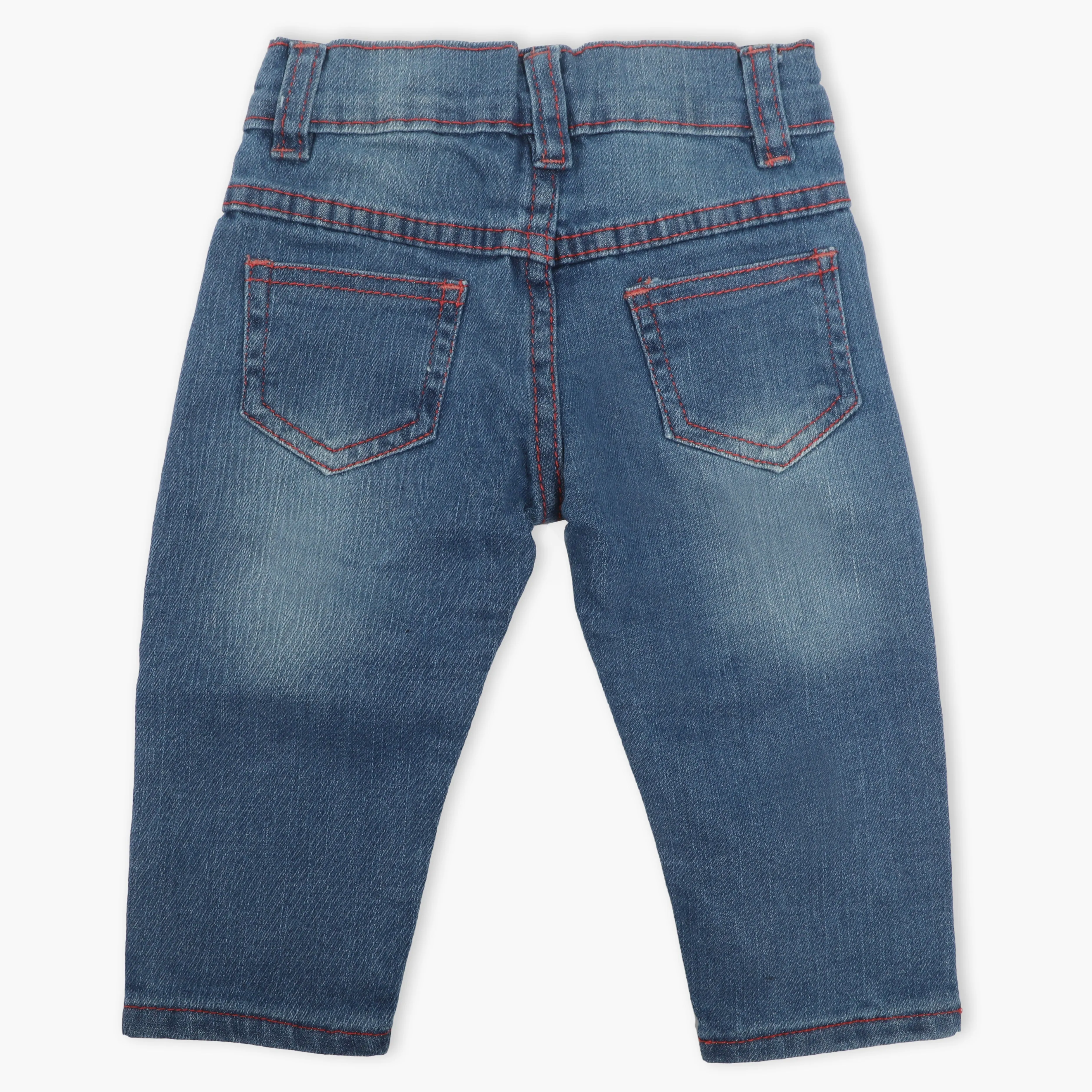 Newborn Girls Pant Denim - Light Blue