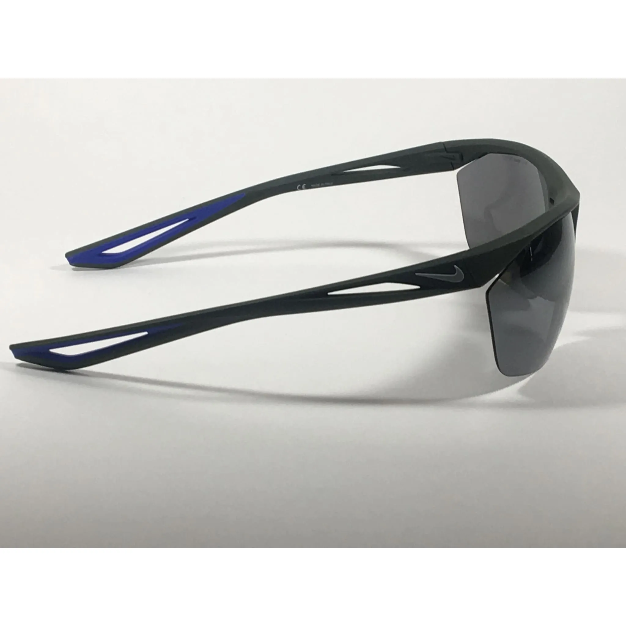 Nike Tailwind Sport Sunglasses EV0915 310 416 Graphite Gray Blue Frame Gray Mirror Lens
