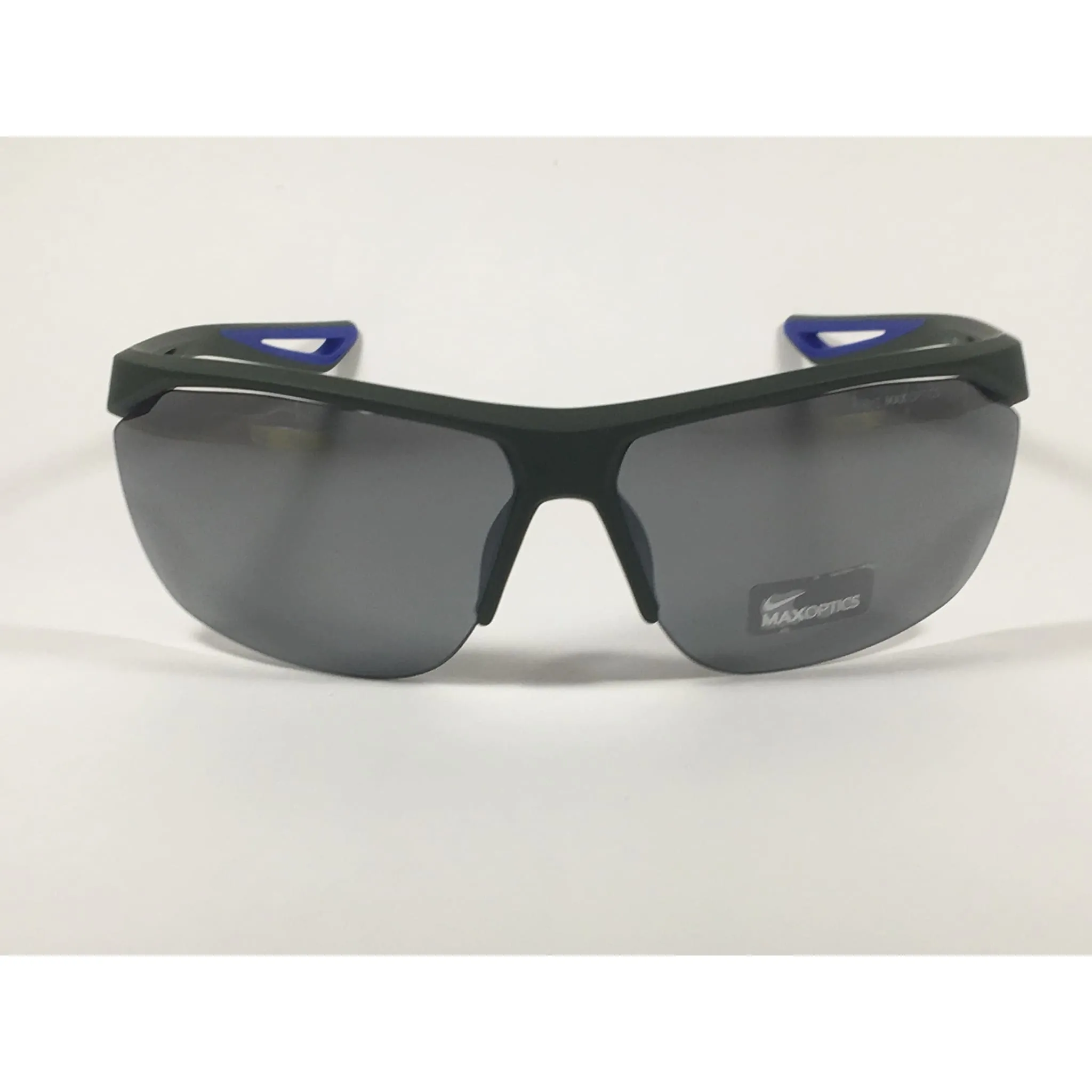 Nike Tailwind Sport Sunglasses EV0915 310 416 Graphite Gray Blue Frame Gray Mirror Lens