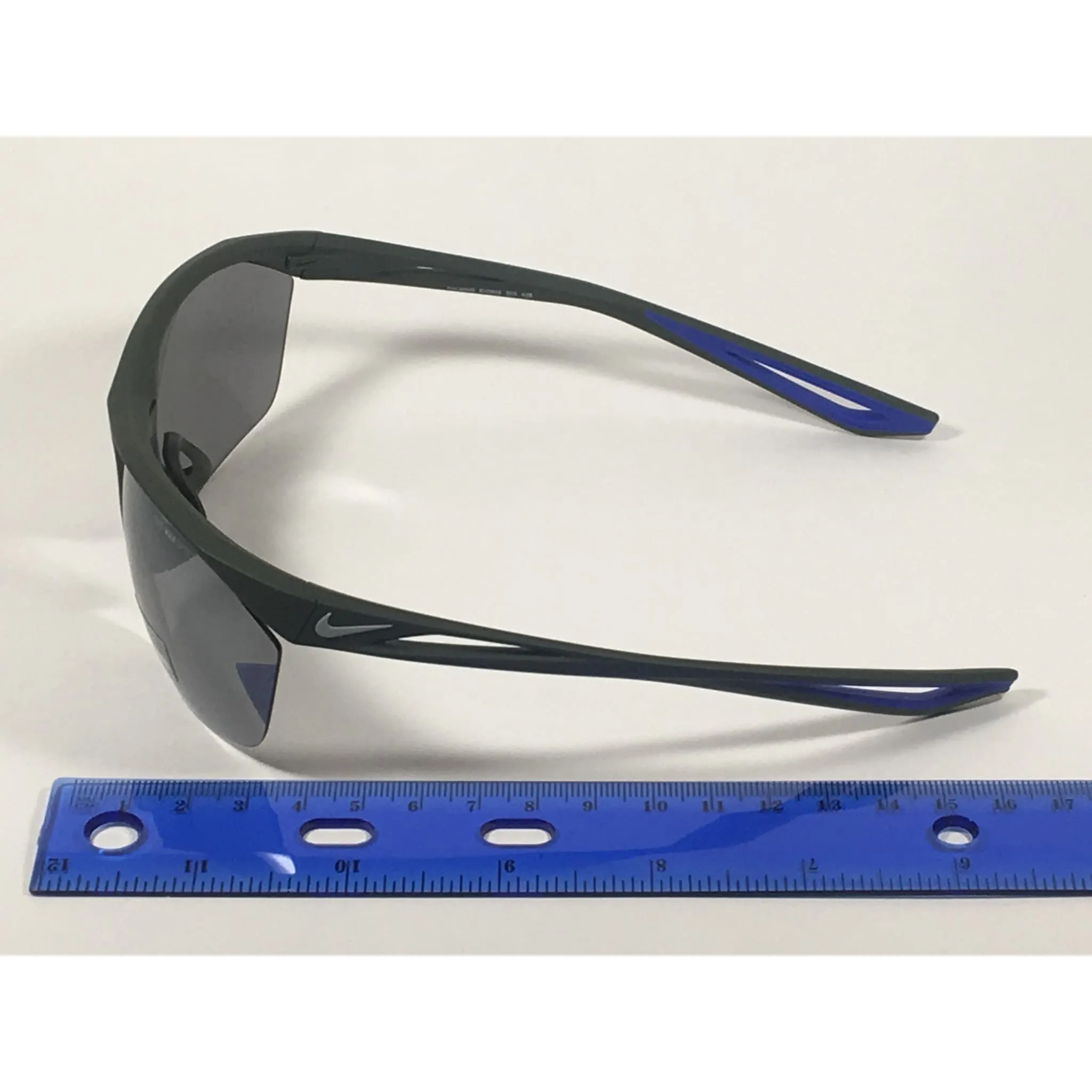 Nike Tailwind Sport Sunglasses EV0915 310 416 Graphite Gray Blue Frame Gray Mirror Lens