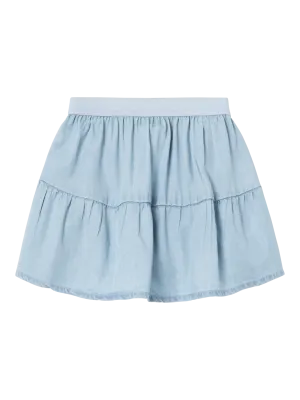 NMFMIA Midi Skirt - Light Blue Denim