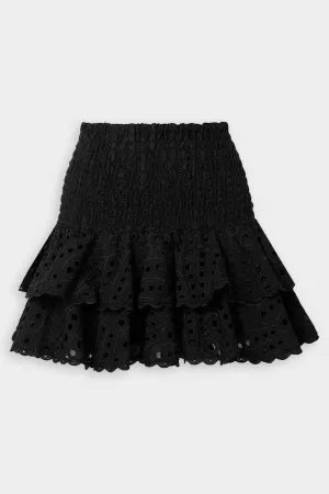 Noa Shirt Skirt in Black