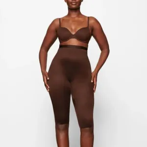 NWT SKIMS  barely there cropped legging - espresso SZ-3X