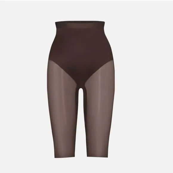 NWT SKIMS  barely there cropped legging - espresso SZ-3X