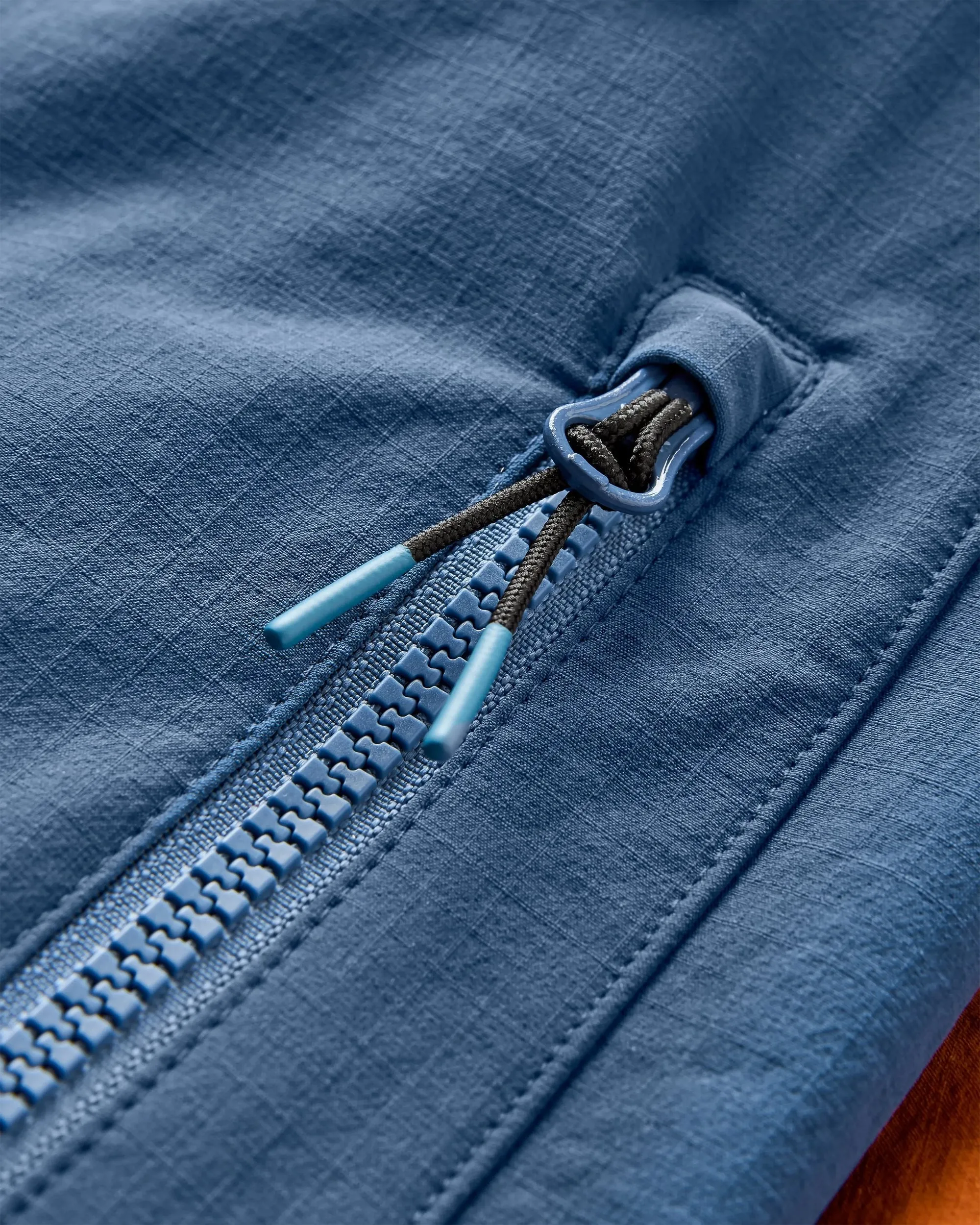 Ocean Lite Recycled Softshell Jacket - Dark Denim/Sunset Orange