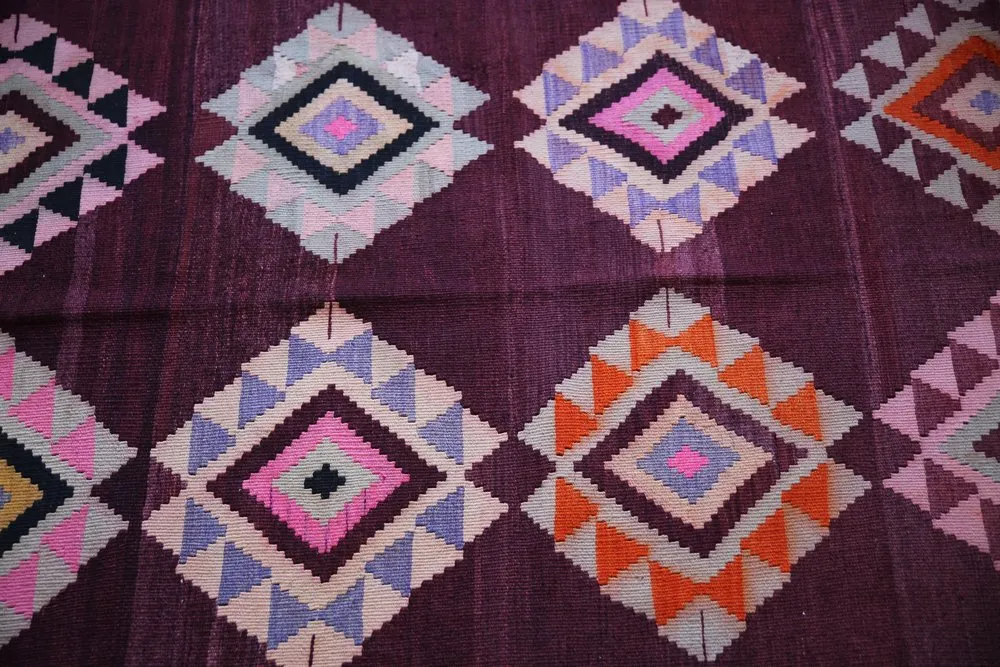 Old Milas Bencik Kilim 5.6ftx8.2ft