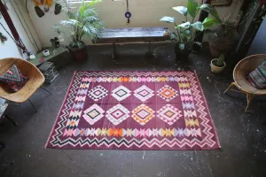 Old Milas Bencik Kilim 5.6ftx8.2ft