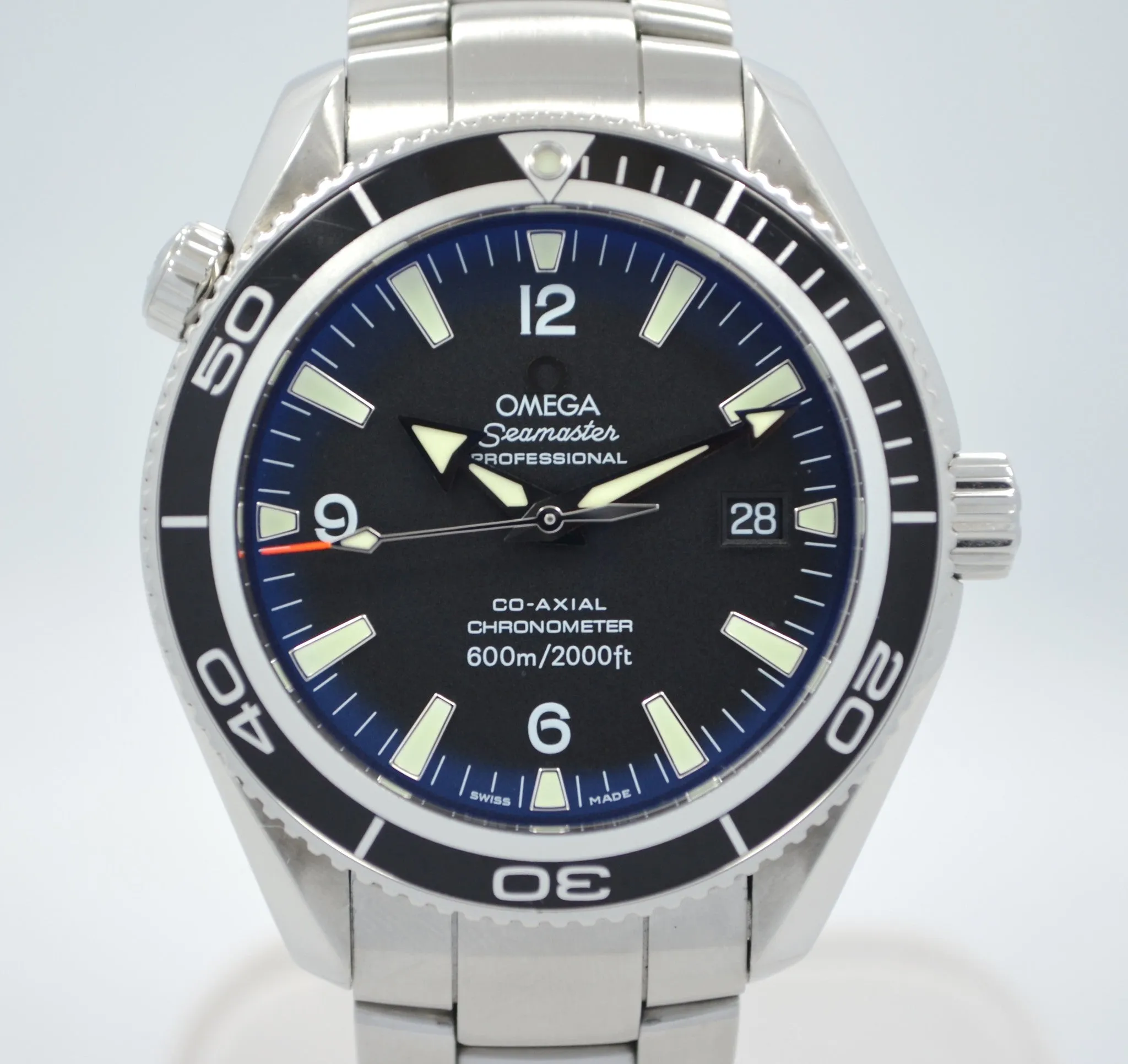 Omega Seamster Planet Ocean 2201.50 Steel Automatic Co-Axial Wristwatch