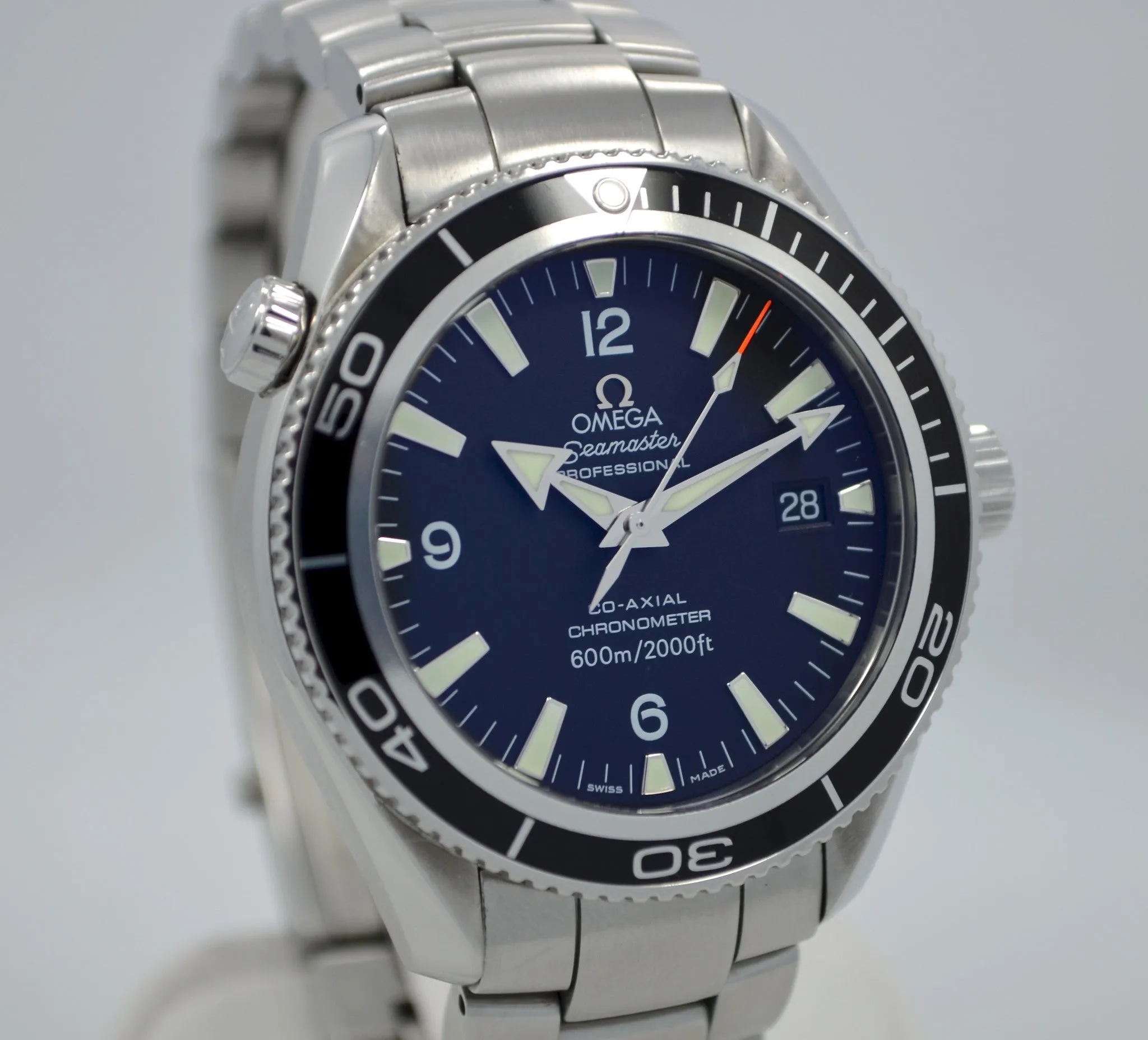 Omega Seamster Planet Ocean 2201.50 Steel Automatic Co-Axial Wristwatch