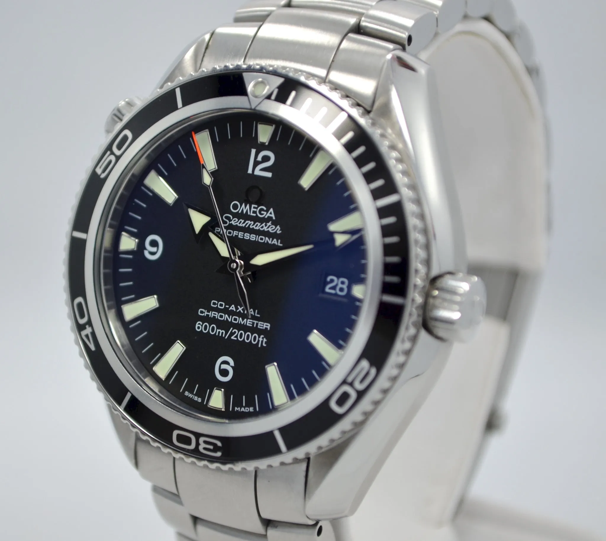 Omega Seamster Planet Ocean 2201.50 Steel Automatic Co-Axial Wristwatch