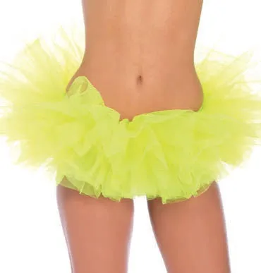 Organza Tutu Neon Yellow