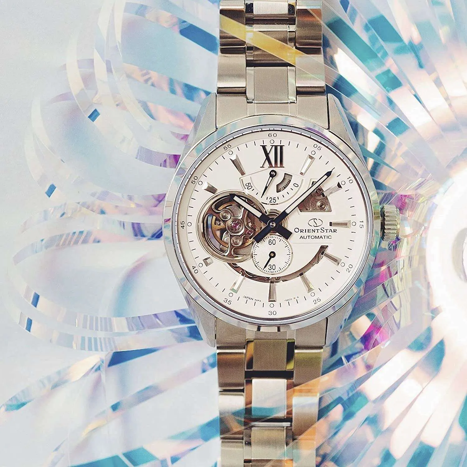 ORIENT STAR CONTEMPORARY COLLECTION MODERN SKELETON MEN WATCH RK-AV0113S