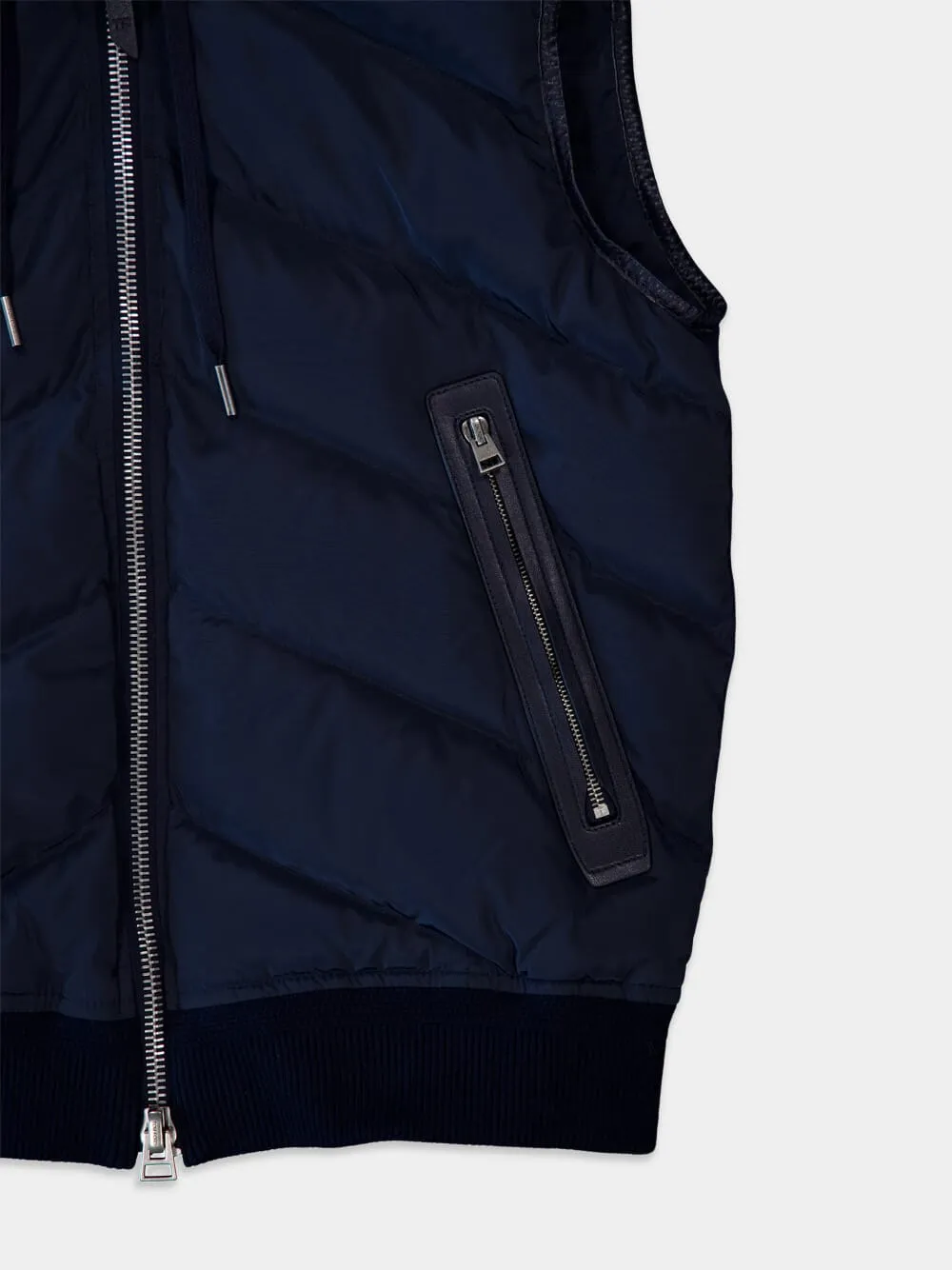 Padded Hooded Vest
