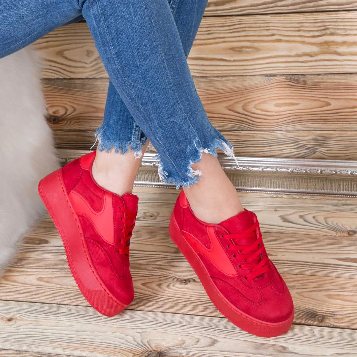 Pantofi sport Sasha Rosii