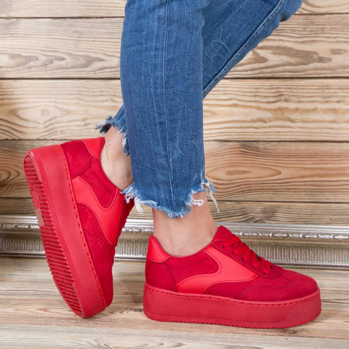 Pantofi sport Sasha Rosii