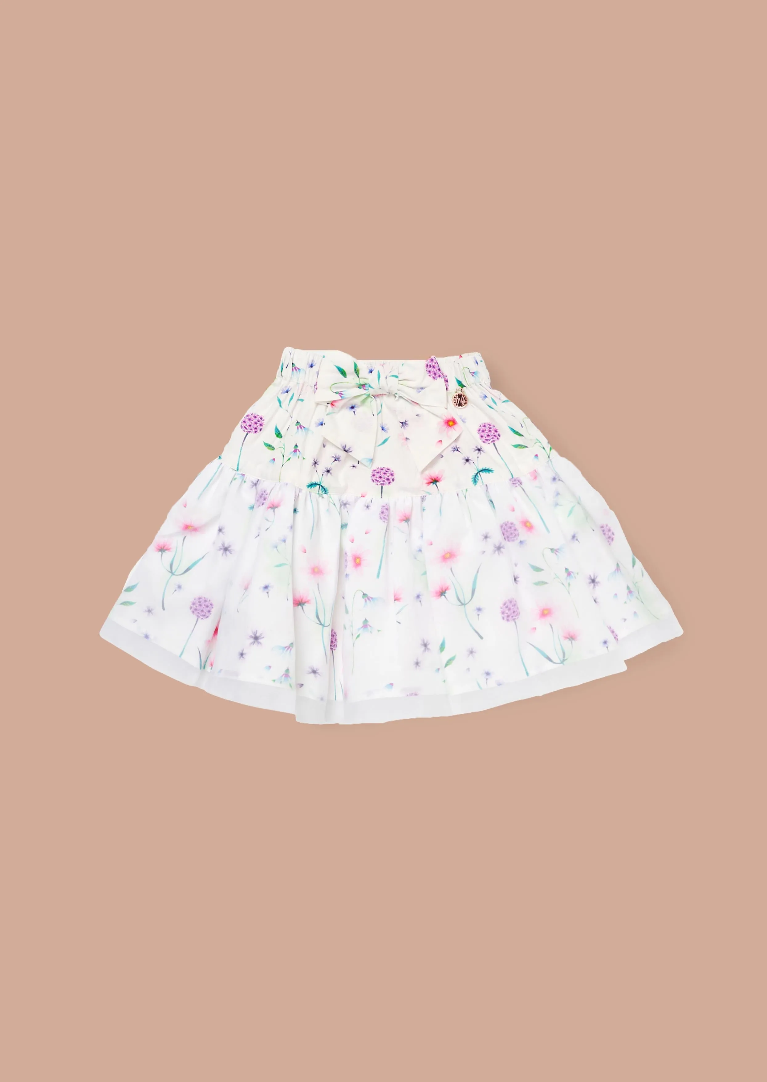 Perla White Layered Tutu Skirt