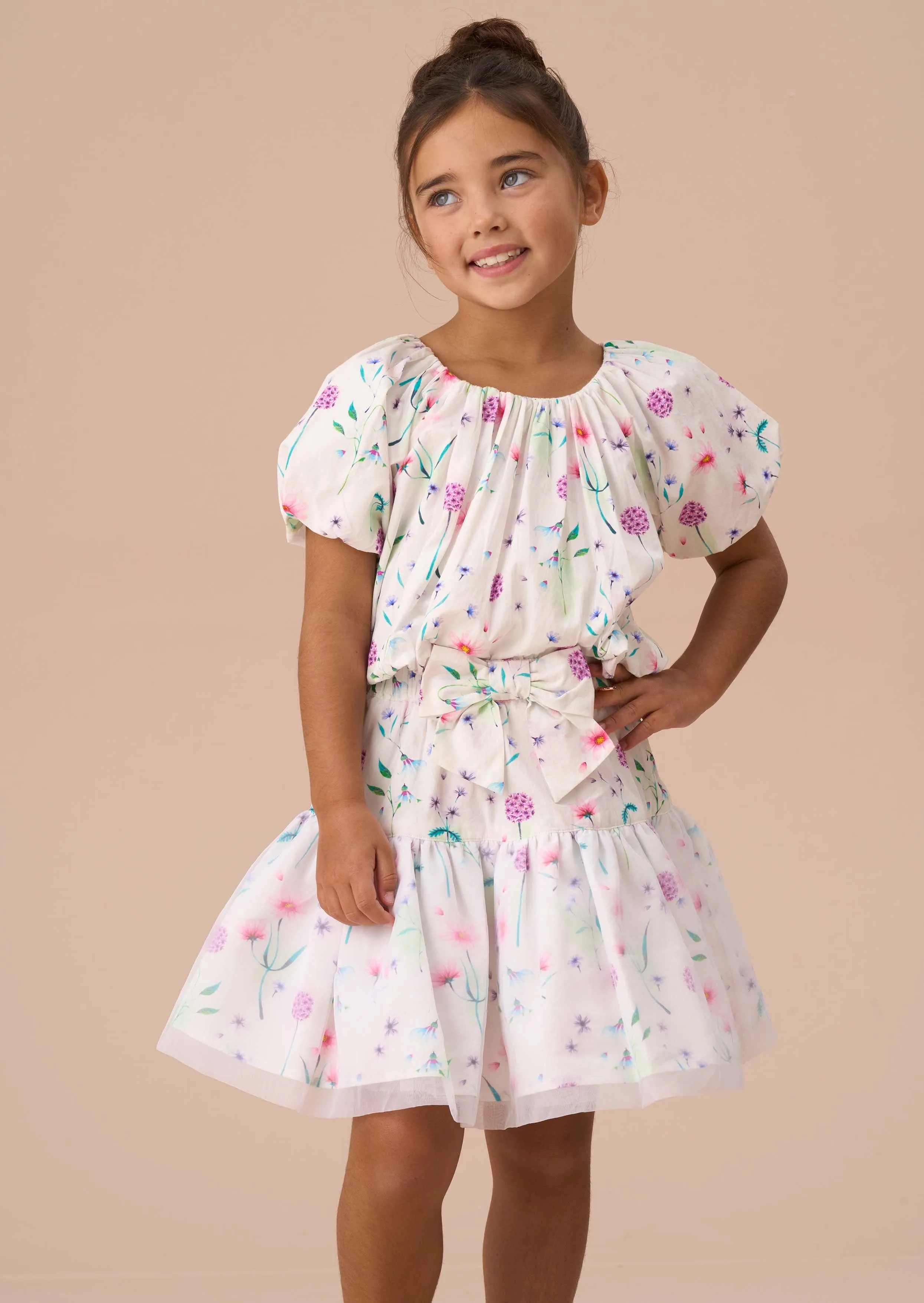 Perla White Layered Tutu Skirt