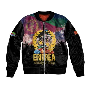 Personalized Eritrea Martyrs Day Sleeve Zip Bomber Jacket Never Forgot June 20 LT15
