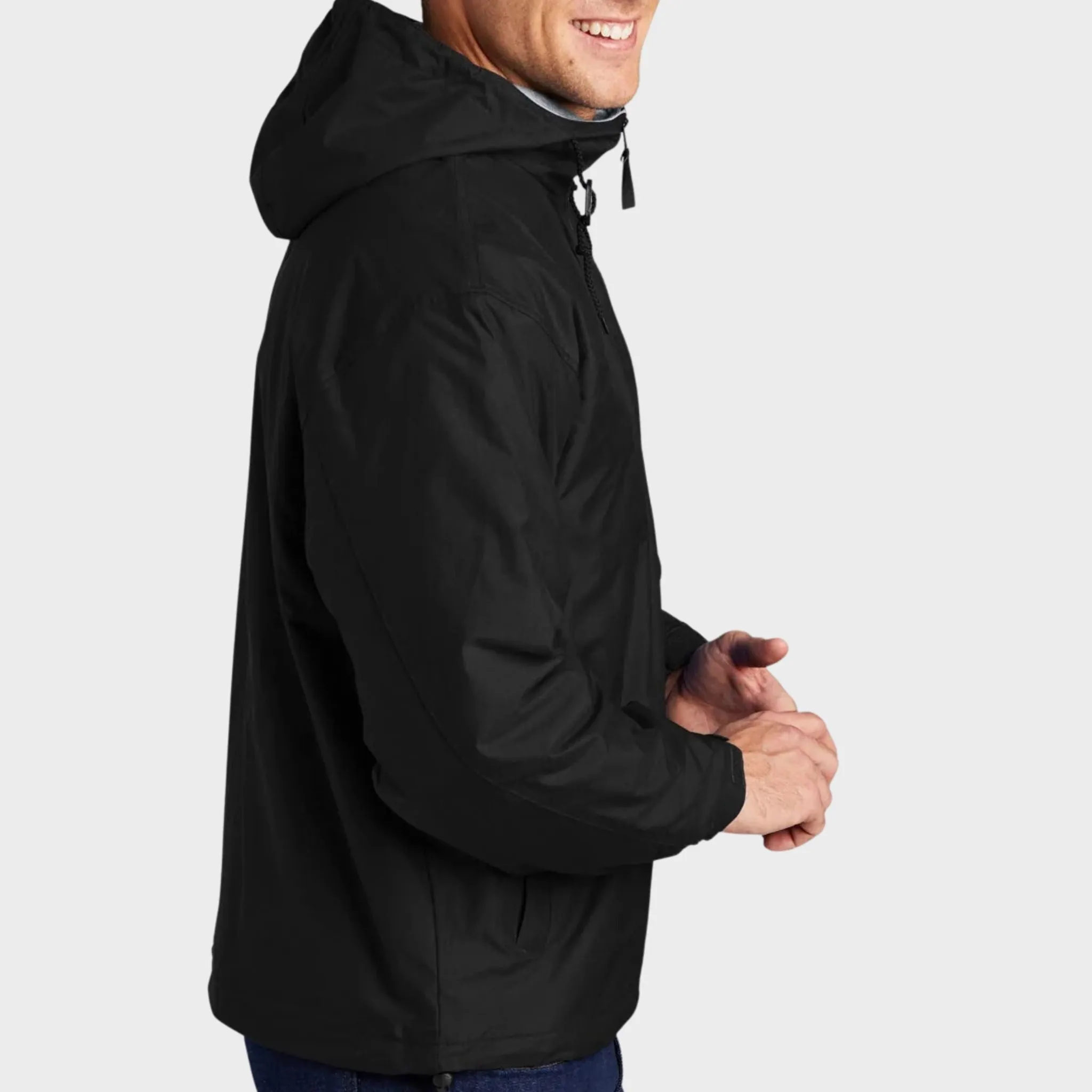 Personalized RN Men's Hooded Jacket