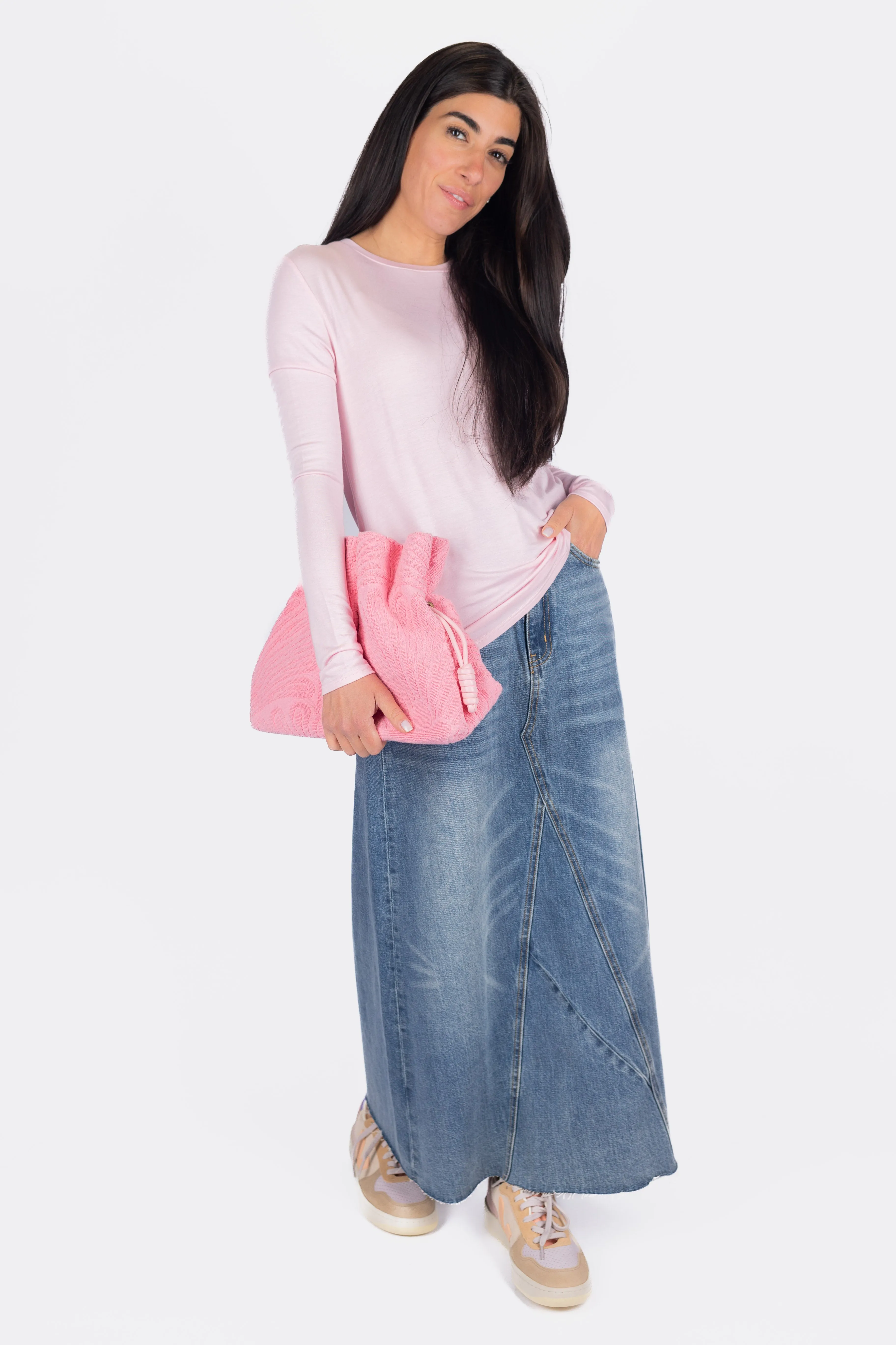 PHOEBE TEE (LIGHT PINK)