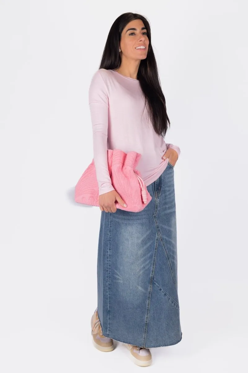 PHOEBE TEE (LIGHT PINK)