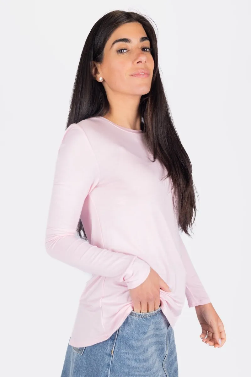 PHOEBE TEE (LIGHT PINK)