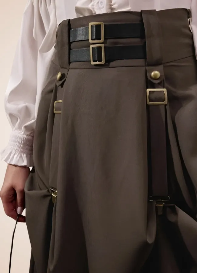 Pirate Straps Steampunk Skirt