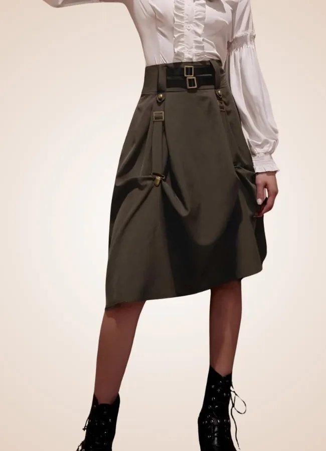 Pirate Straps Steampunk Skirt
