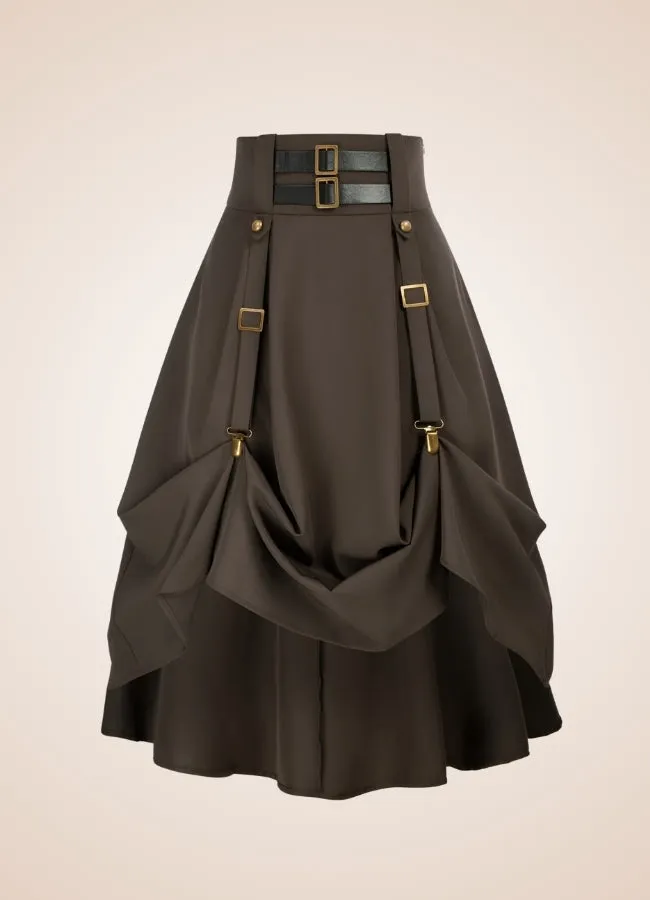 Pirate Straps Steampunk Skirt