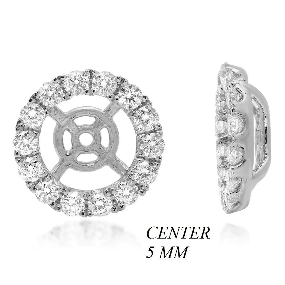 PMI 14W@1.20 22RD1@0.49 5MM ROUND EARRING JACKETS